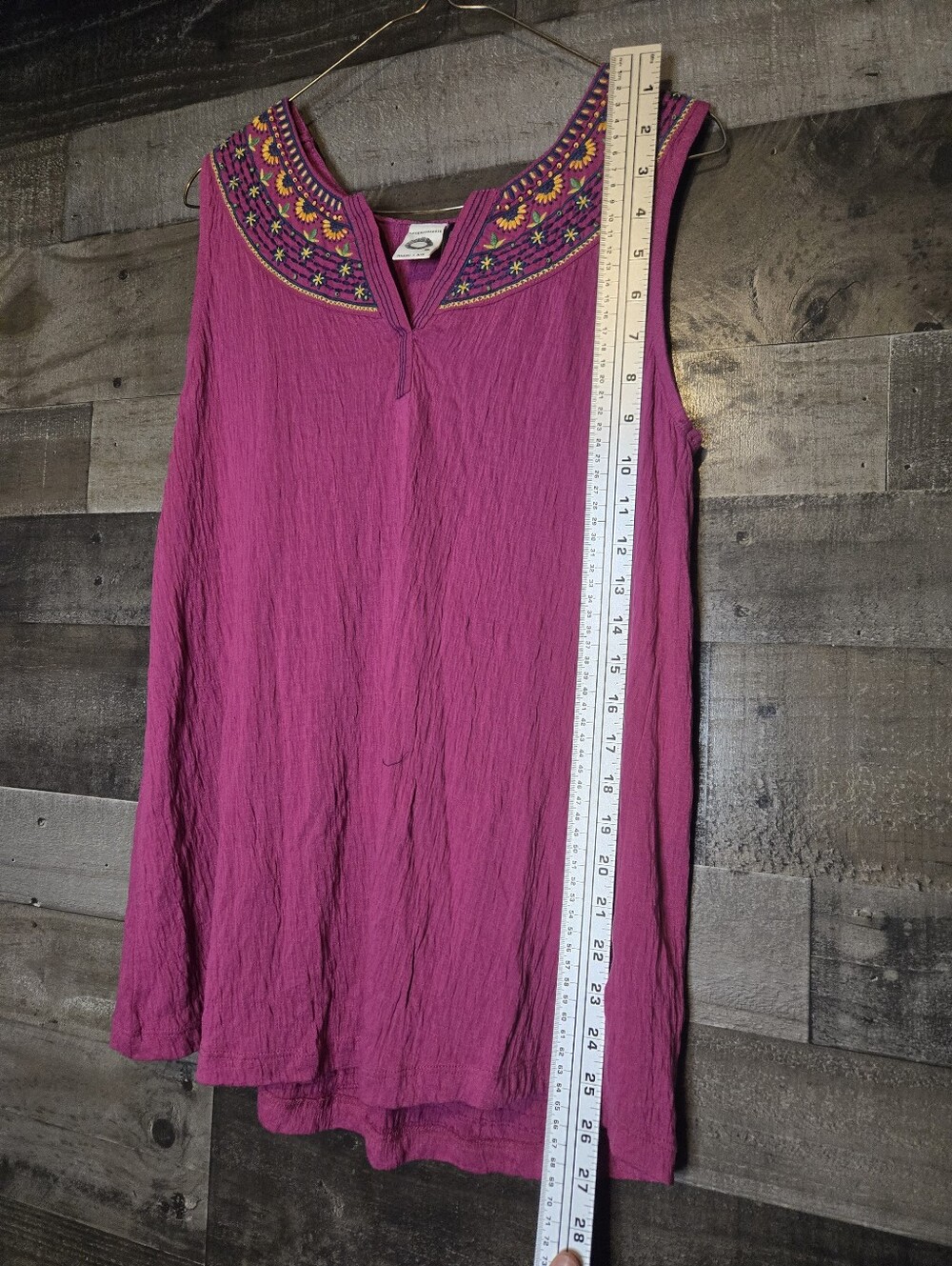 Anthropologie Akemi and Kin embroidered tank top - Picture 6 of 7